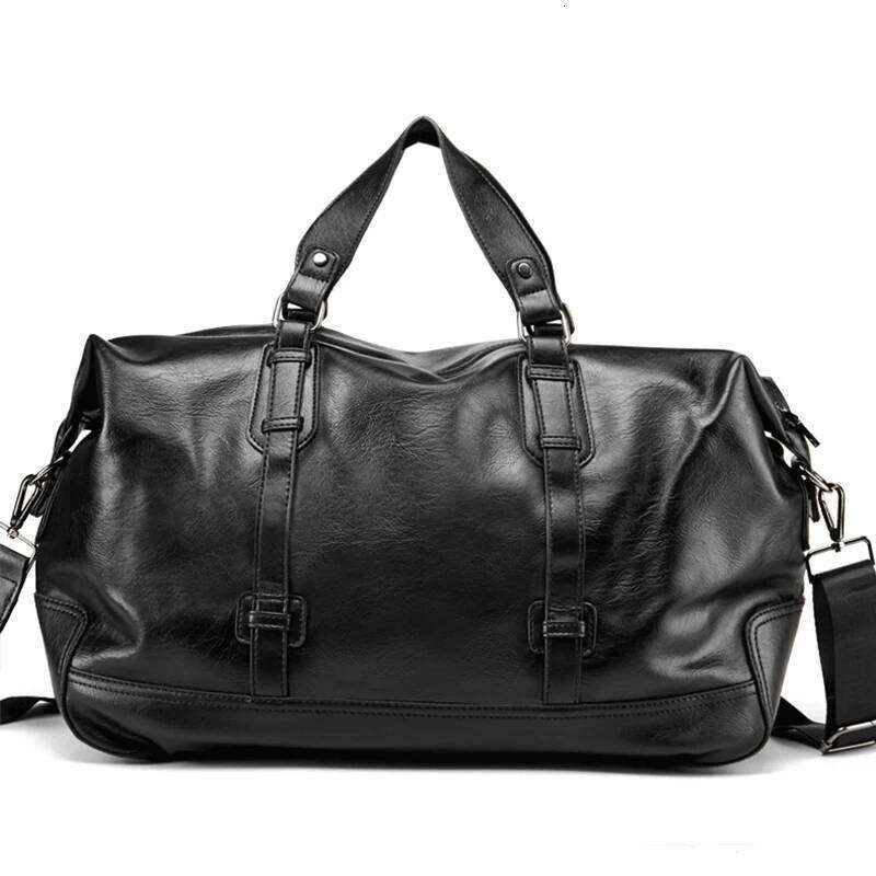 GUMST Handbag Leather Large Capacity Men Shoulder Male Travel Duffle Tote Bag Casual Messenger Crossbody Bags