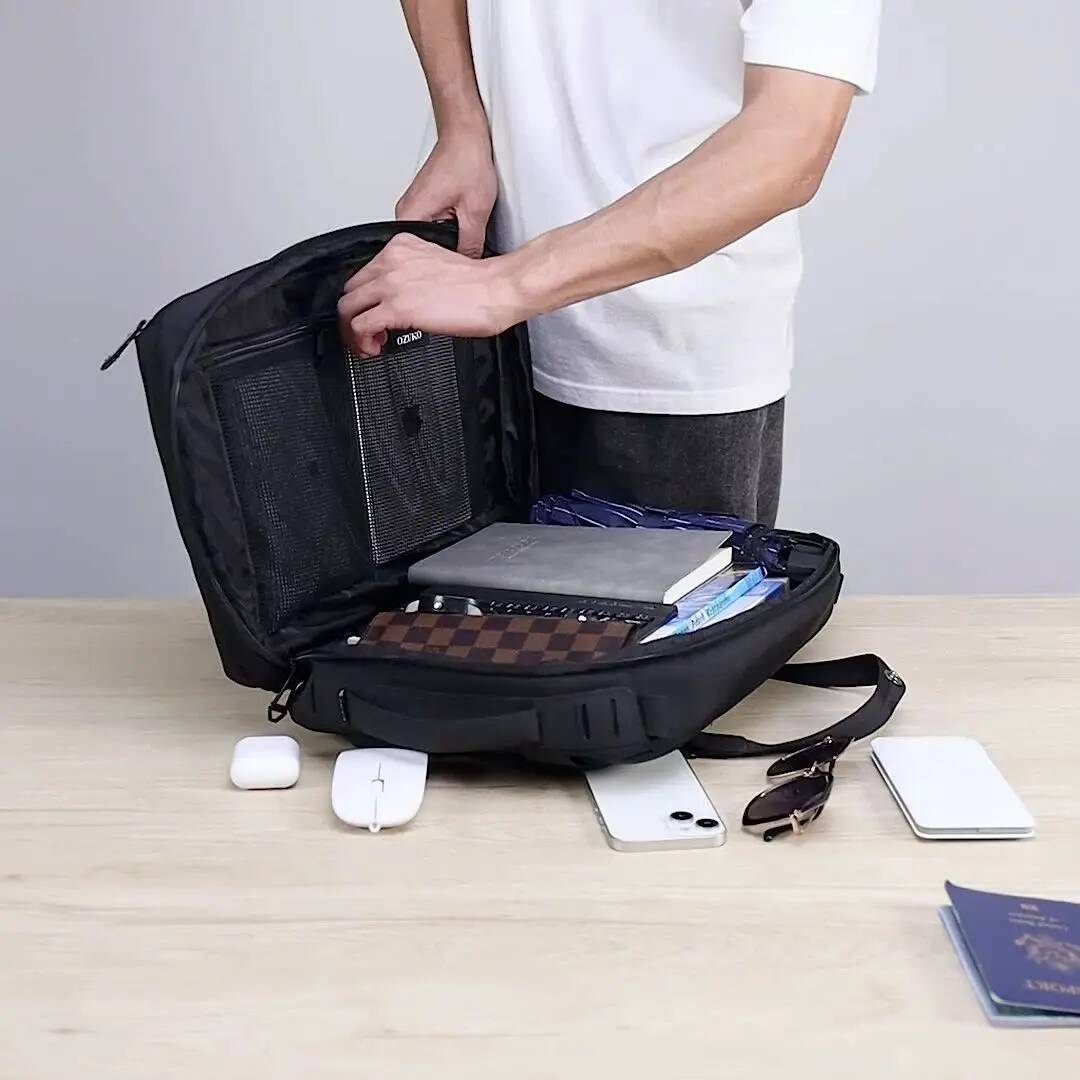 OZUKO Men Business Laptop Backpacks Multifunction Waterproof Travel Duffel Crossbody Bag Large Capacity Lage Handbags high-quality