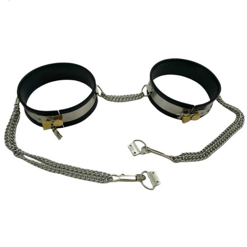 Male Chastity Belt Pants Thigh Ring Cuffs BDSM Bondage Stainless Steel Metal Chastity Device Gear Erotic Sex Toys For Adults W250813