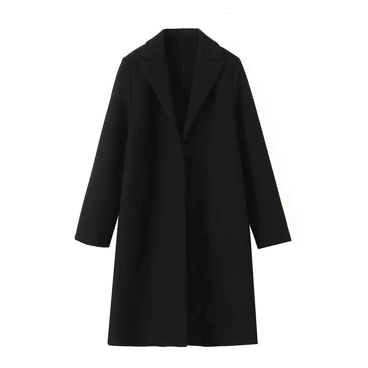 RARF Womens Wear New European Style Womens Wear New Fashion Casual Temperament Simple Cloth Coat Wool Coat Z250813
