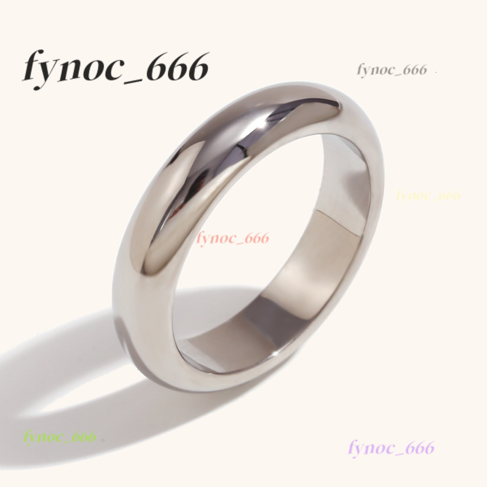 Hot Selling 18K Gold Plated Stainless Steel Ring Simple and Thick Plain Style Trendy Luxury Jewelry for Party Gifts