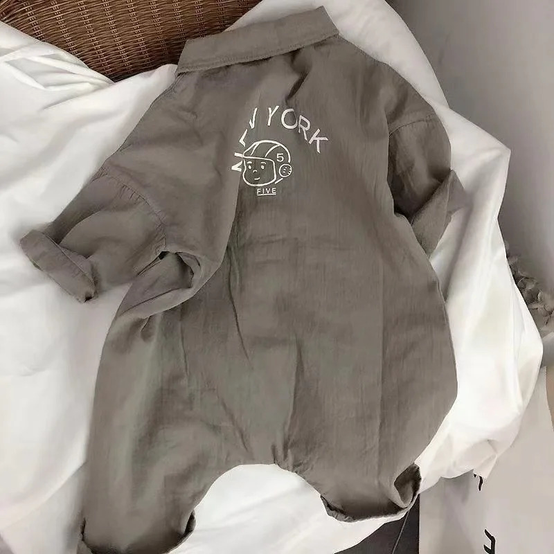 Autumn Baby Long Sleeve Casual Romper Cute Cartoon Print born Loose Jumpsuit Boy Girl Toddler Overalls Infant Clothes 250812