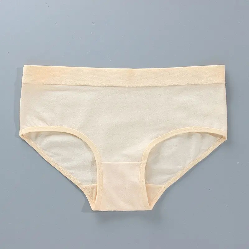 4pcs Childrens Panties Teenage Cotton Underwear Sport Puberty Student Briefs 814Years 250812