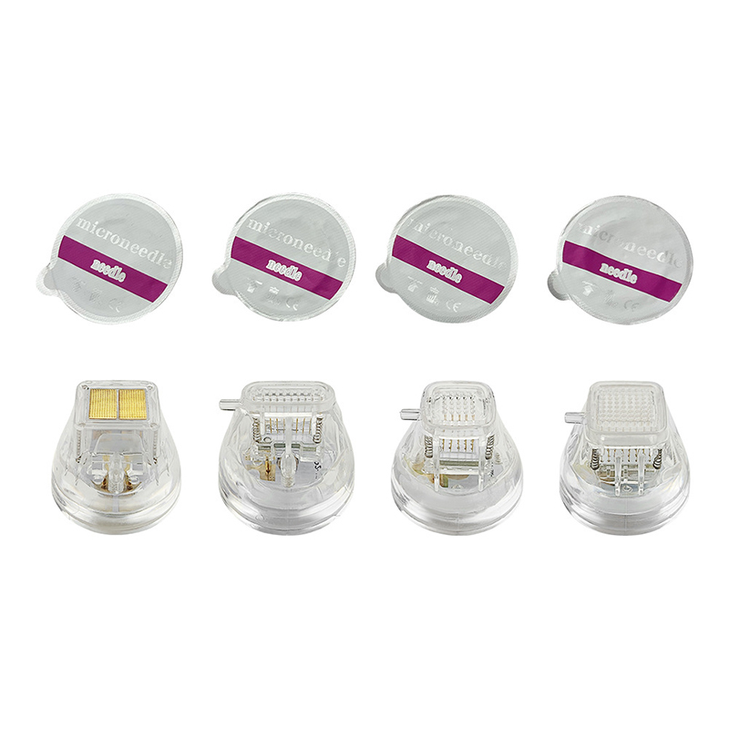 10Pcs Fractional RF Microneedle Therapy Accessories: Gold-plated Disposable Nano Cartridge Needle 10/25/64 Pins