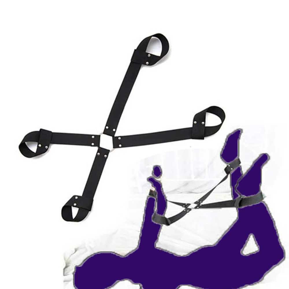 Fetish Hogtie Handcuffs RestraintS Bondage Boutique Wrist Ankle Cuffs Adjustable Sex Products Flirt Toys For Couples Position Games XJ250813