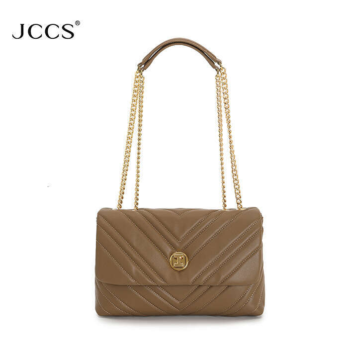 New cowhide niche single shoulder crossbody chain small high-end quilted versatile wandering women's bag