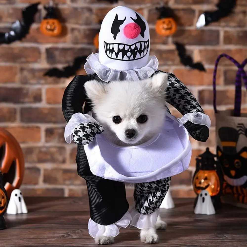 Creative Puppy Halloween Coat Funny Polyester Pet Transformation Outfit Comical Outfits Dog Cosplay Dog Cosplay Costume XJ250813