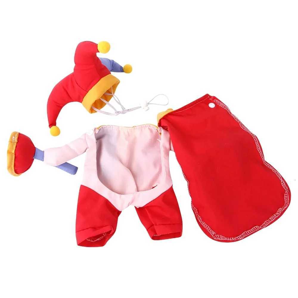 New Clown Joker Dog Cat Costumes Christmas Novelty Pet Halloween Cosplay Apparel Accessories Dress Hoodie for Puppy Dogs XJ250813