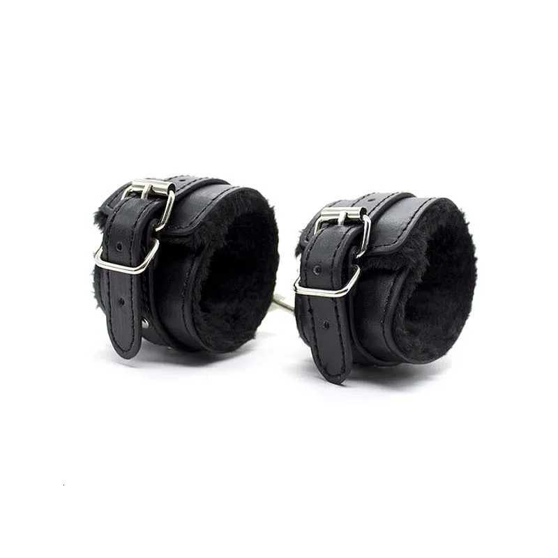 Pink Black Red BDSM Sexy Bondage Handcuffs Ankle Cuffs Adjustable Adult Game Erotic Sex Toy for Women Couples XJ250813