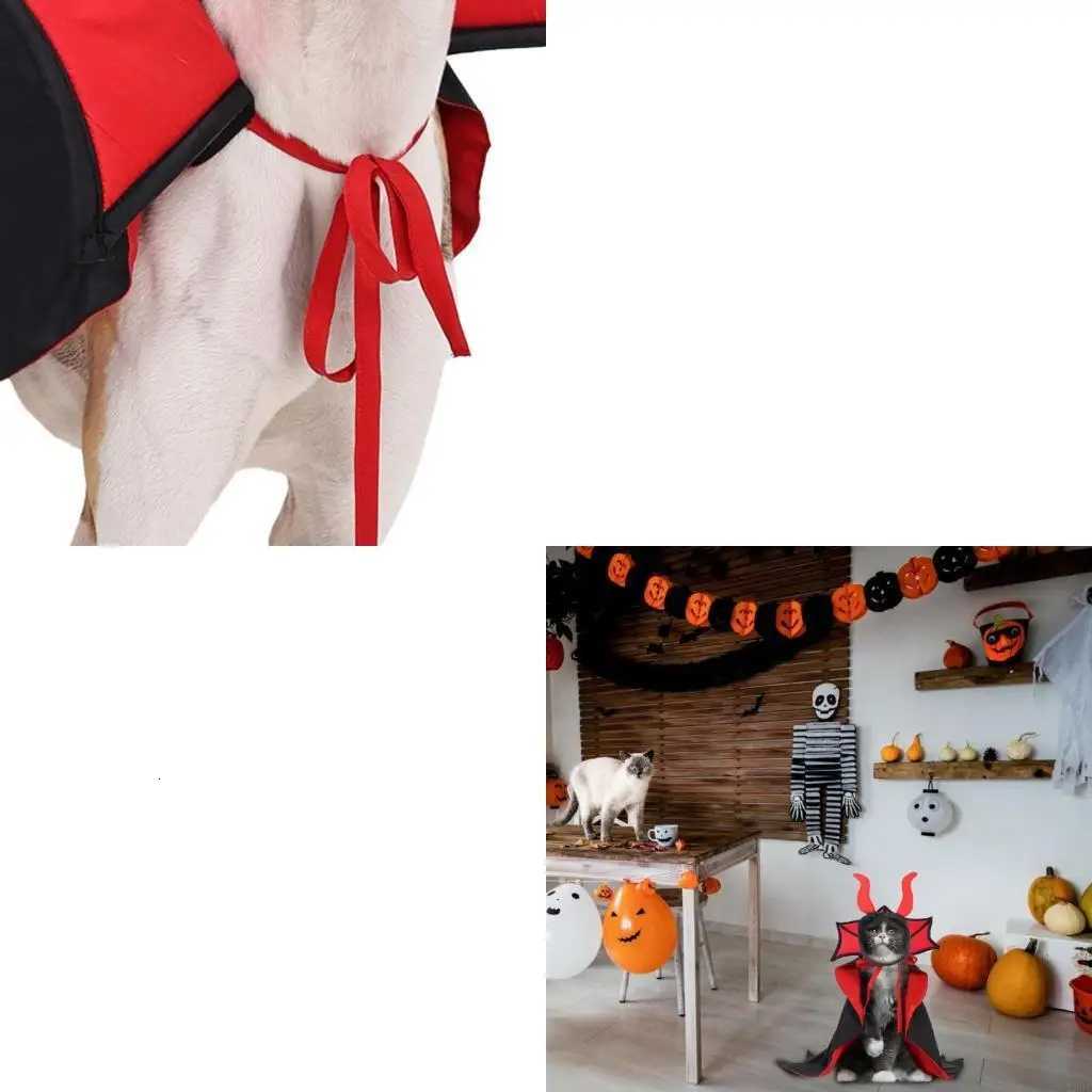 Dog Costume Cats Dog Vampires Costume Props Halloween Pet Photoshoots Cloak XJ250813