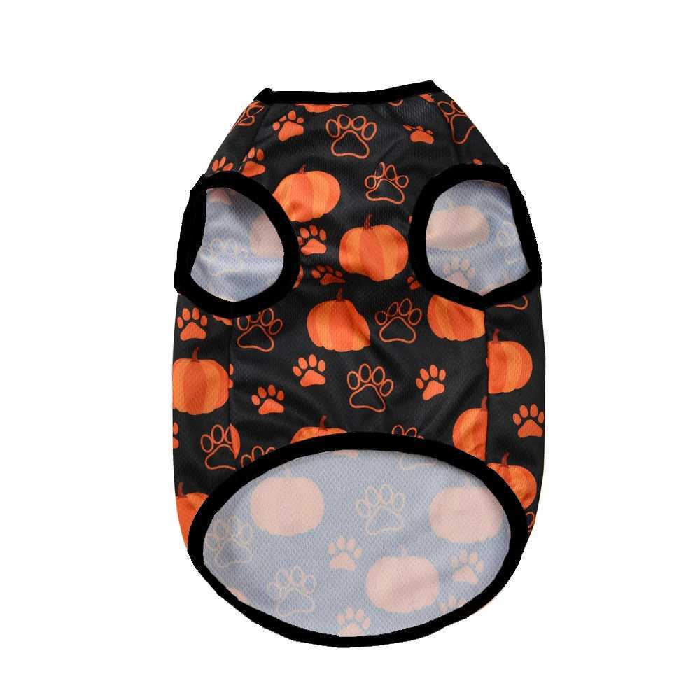 Dog Cosplay Costumes Funny Pumpkin Halloween Puppy Party Clothes Pet Transformation Sleeveless Vest For Small Medium Dogs CatsXJ250813