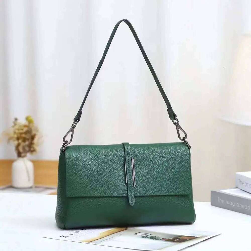 Designer Real Cow Leather Lady's Flap Messenger Bags Soft Genuine Cowhide Functional Shoulder Handbags New