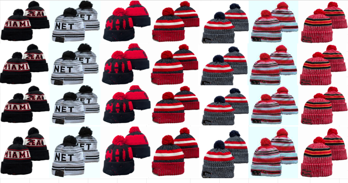 Football Lover's Bucket Hat - Soft Spun Yarn Woven Accessory Tailored To Support Every Division Champion Knit Cap with Pom-Pom & Breathing Cotton for Fans of All Teams