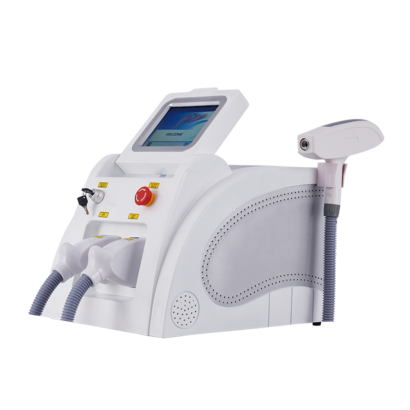 Professional 2in1 Picosecond Tattoo Pigment Removal OPT Laser Pico 2in1 Hair Removal and Tattoo Removal Machine Nd Yag Laser Q Switch