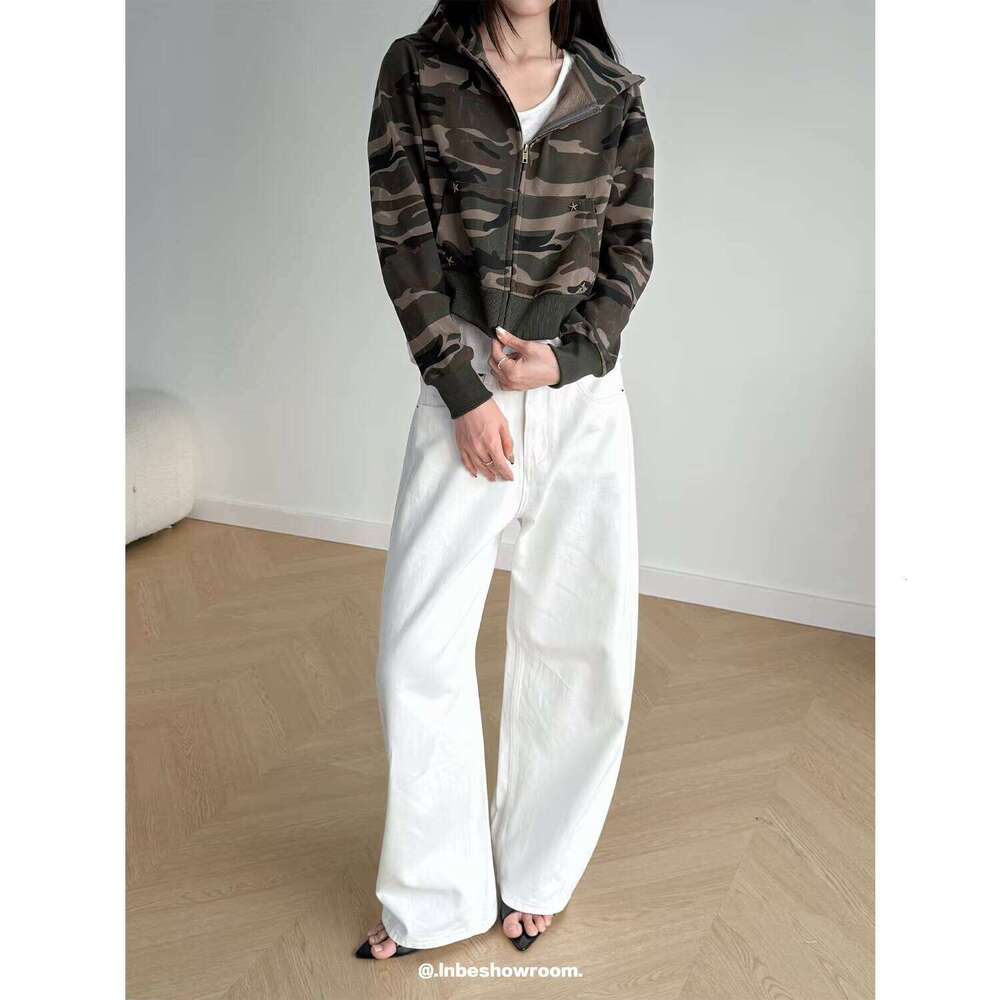 Women's Camouflage Sweatshirt Jacket Regular Shoulder Hooded Top Winter Petite Hoodie