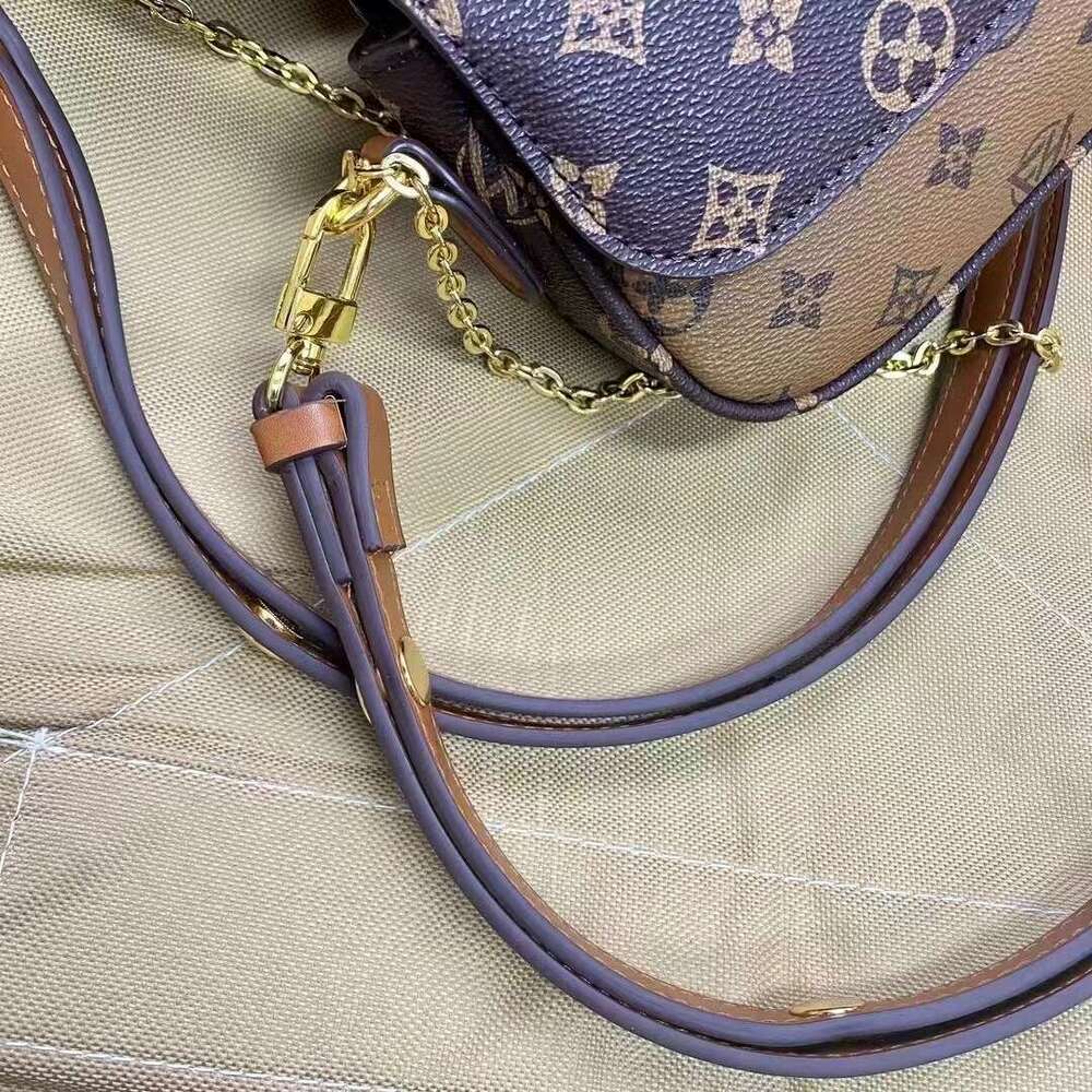 DHessentials Trendy Korean Mahjong Bag - Fashionable PVC Shoulder Purse with Chain Strap, Stylish Crossbody Bag (22x13cm, 550g)