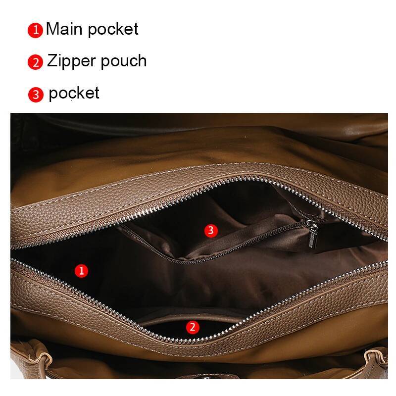 new autumn and winter top layer cowhide fashion niche design leather large capacity shoulder messenger bag foreign style high-quality