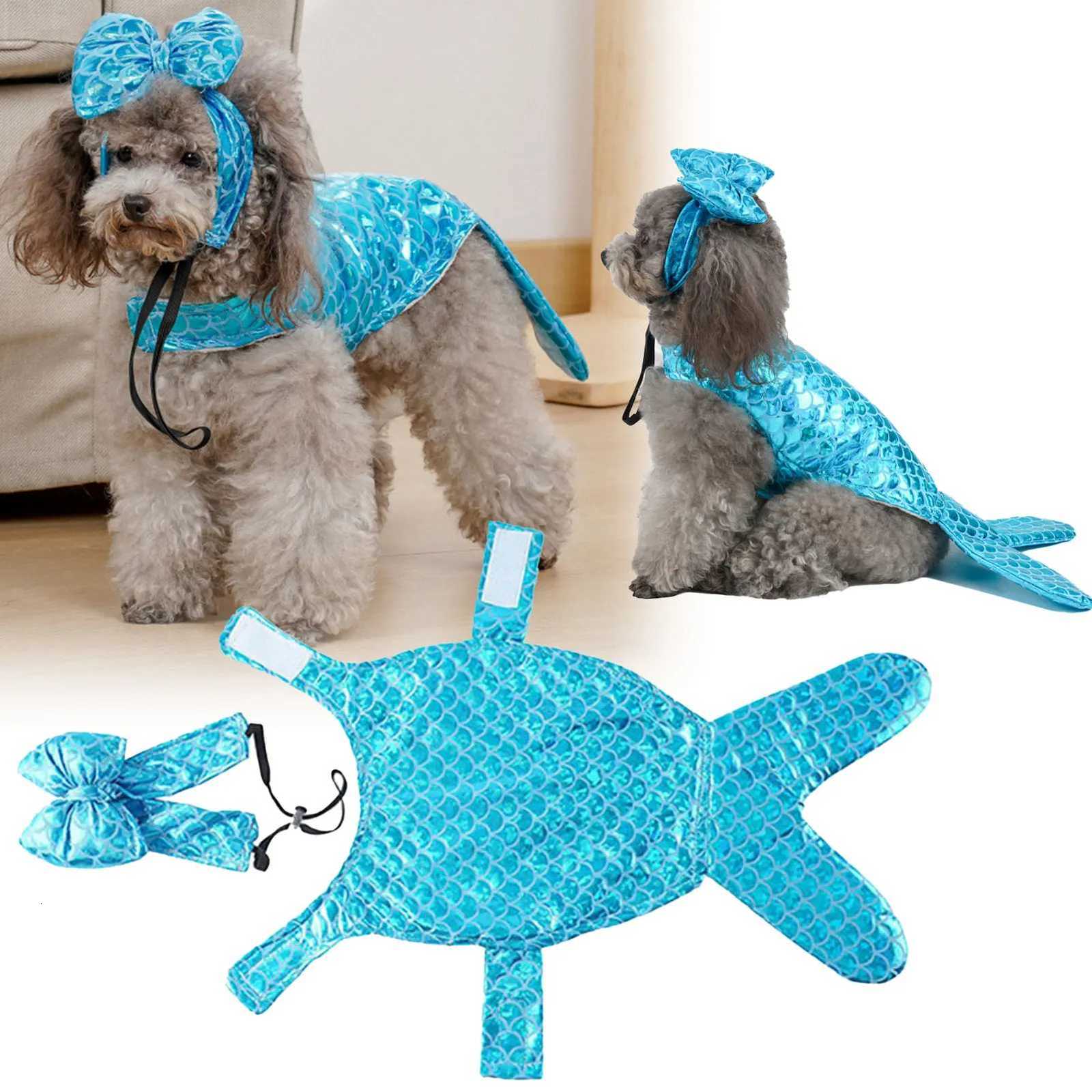 Mermaids Dog Costume Personalized Funny Dog Costumes Cosplay Novelty Delicate Dog Clothes For Small Medium Large Dogs Pet XJ250813
