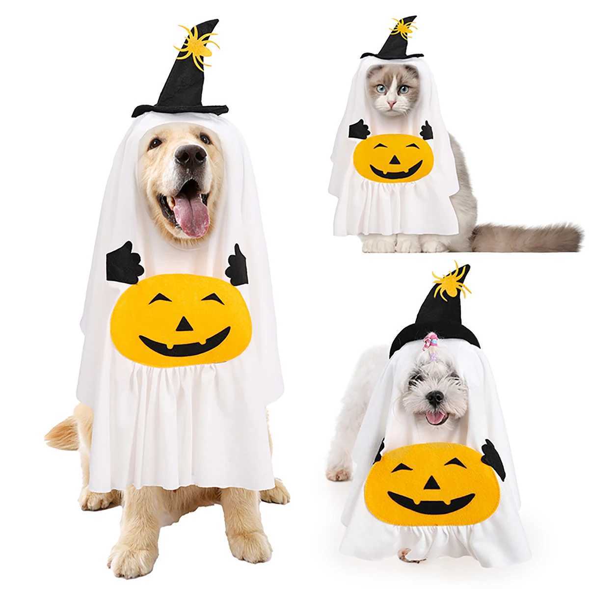 Halloween Pumpkin Ghost Dog Costume Dog Costume Pet Costume XJ250813