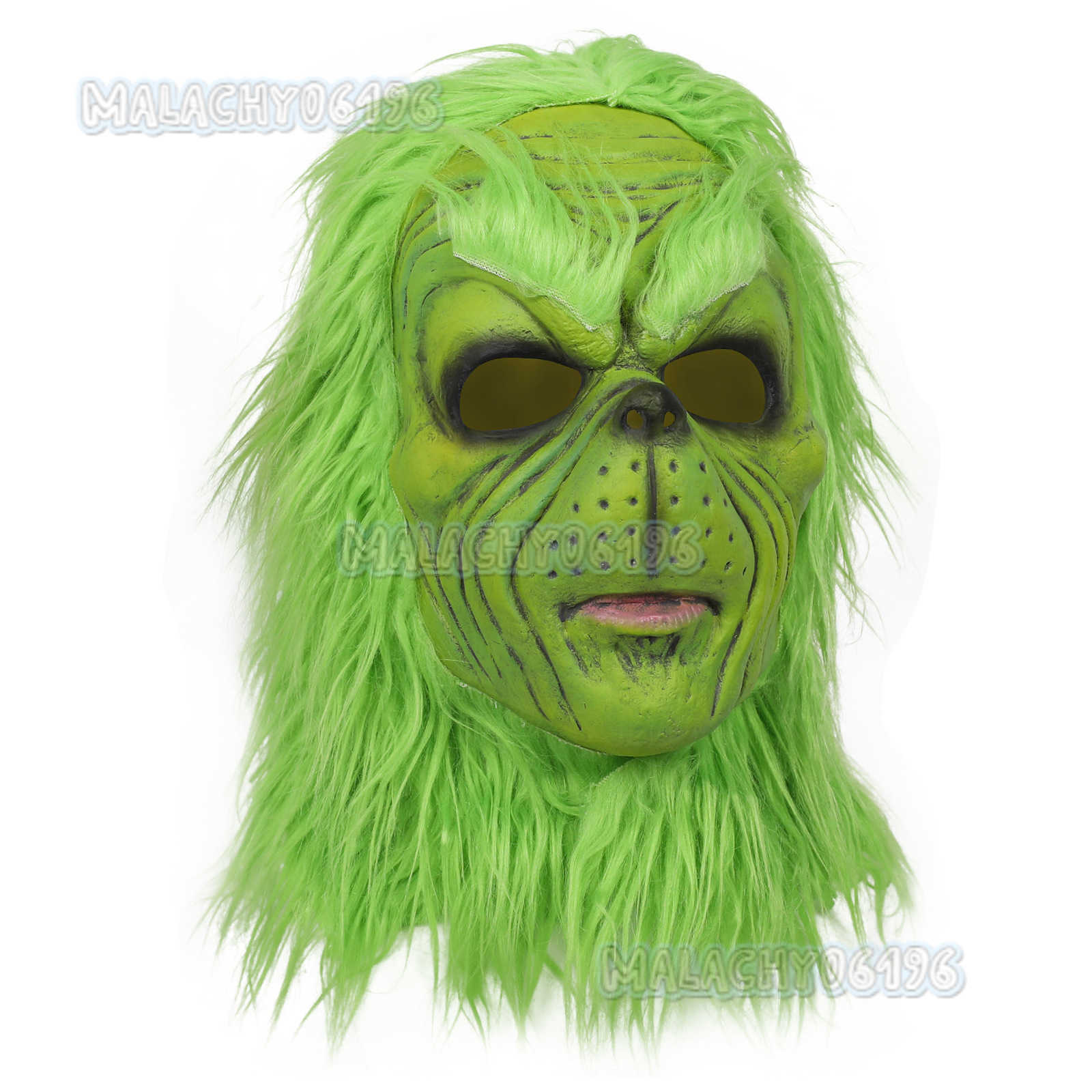 Grinch Mask 2023 New Green Monster Gloves Cosplay Santa Hat the Grinch H250813