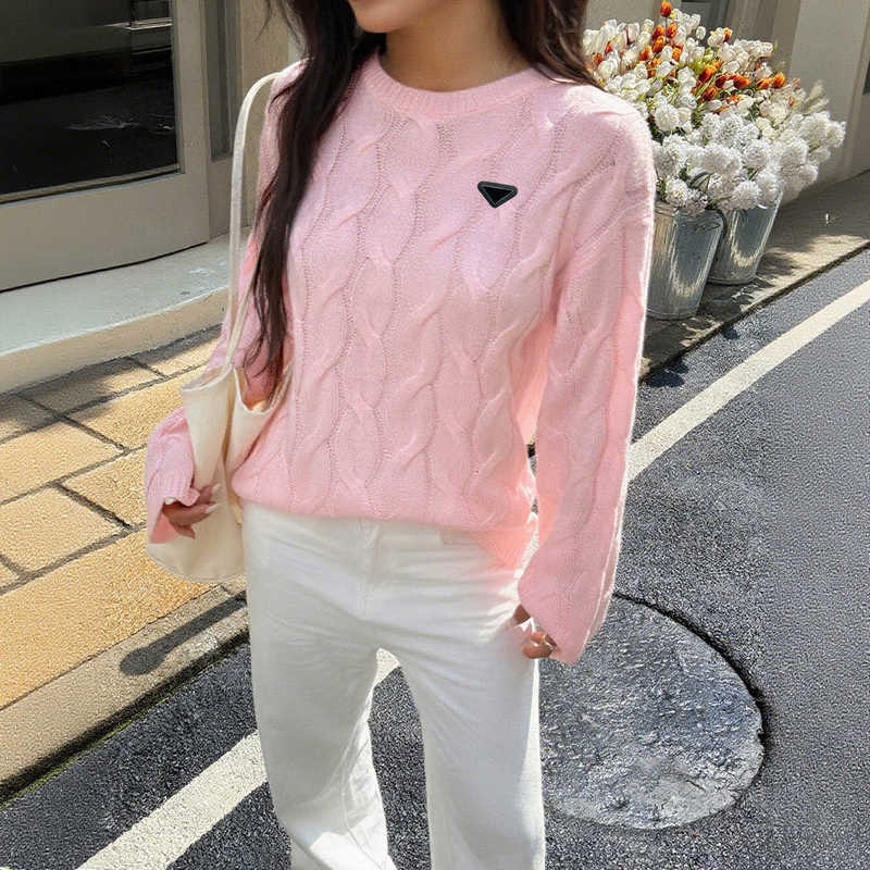 Women's Sweaters Designer Casual Simple Long Sleeve Solid Color Vest Sweater Women Fashion 2025 Autumn Winter 6J6V