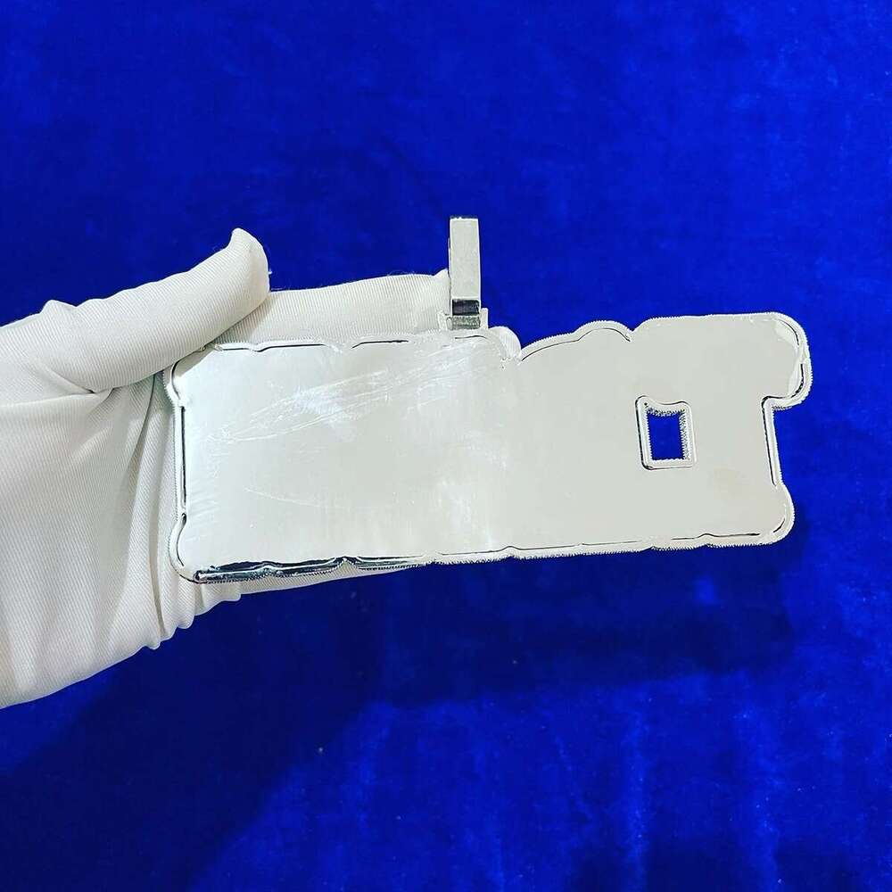 Custom Hip Hop Moissanite Letter Pendant Iced Out VVS Diamond Fashion Chain 925 Silver Name Letter Jewelry for Men Free Shipping