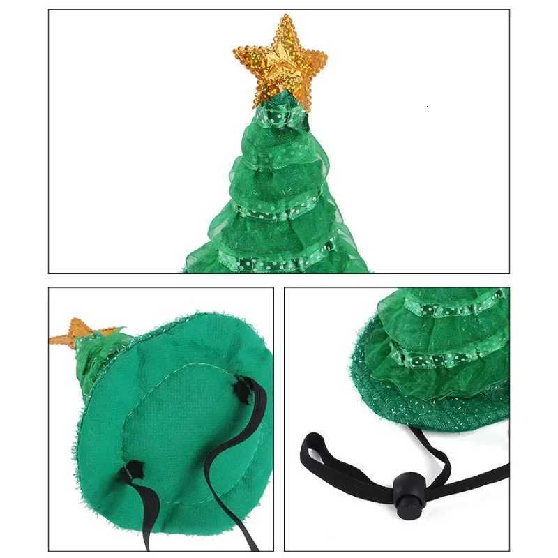 Pet Christmas Hat Scarf Set Cat Hat Collar Decoration Festival Atmosphere Dressing Up and Taking Photos Pet Supplies Cute Funny XJ250813