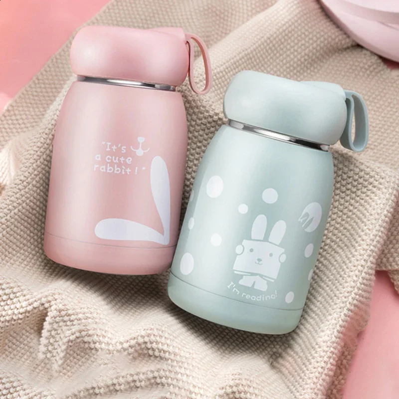stampup 320ml Mini Cute Thermos Portable Thermal Mug Stainless Steel Insulation Cup Vacuum Flasks Water Bottle for Girls Kid 250812 W260226