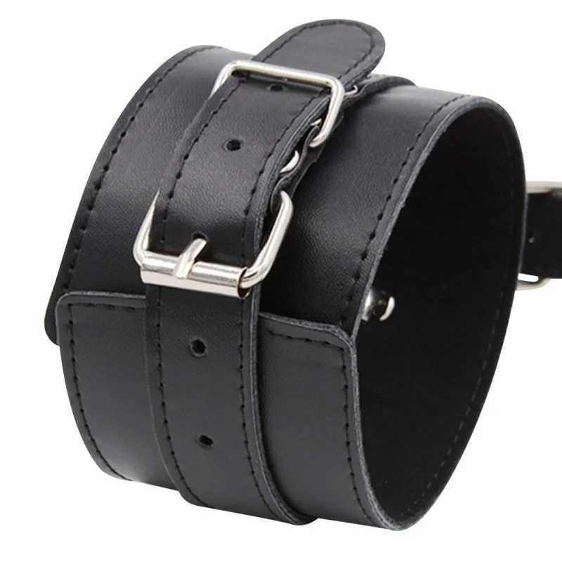 SMFinger Handcuffs Thumb Buckle Binding Restraint Alternative Training Tools Couples Leather Set Wholesale Sex Products SexToys XJ250813