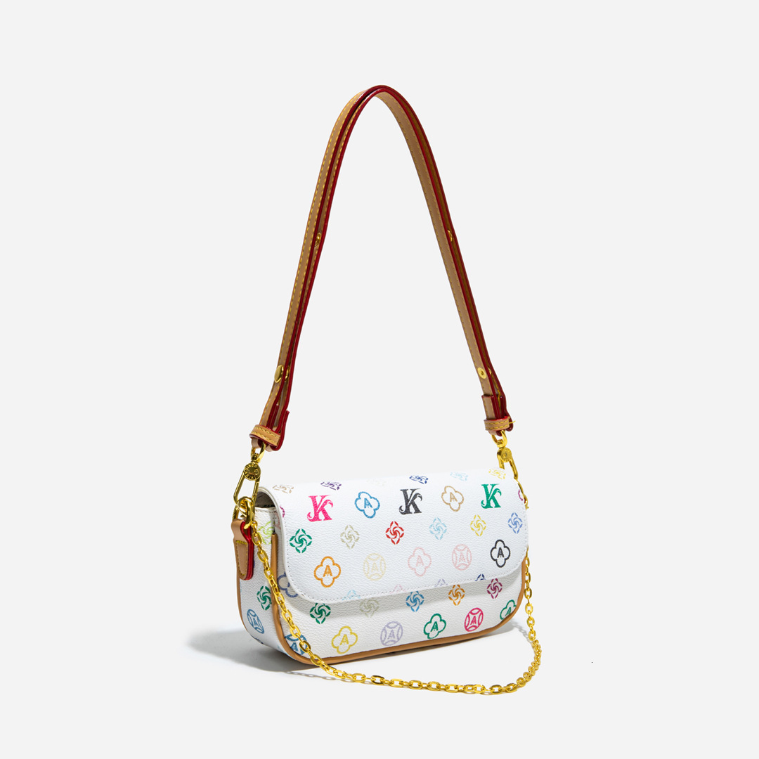 Luxury Brand Women's Designer Handbag 2025 Free Shipping High-end Single Shoulder Underarm Small Square Bag High-end Evening Dress Bag Wallet