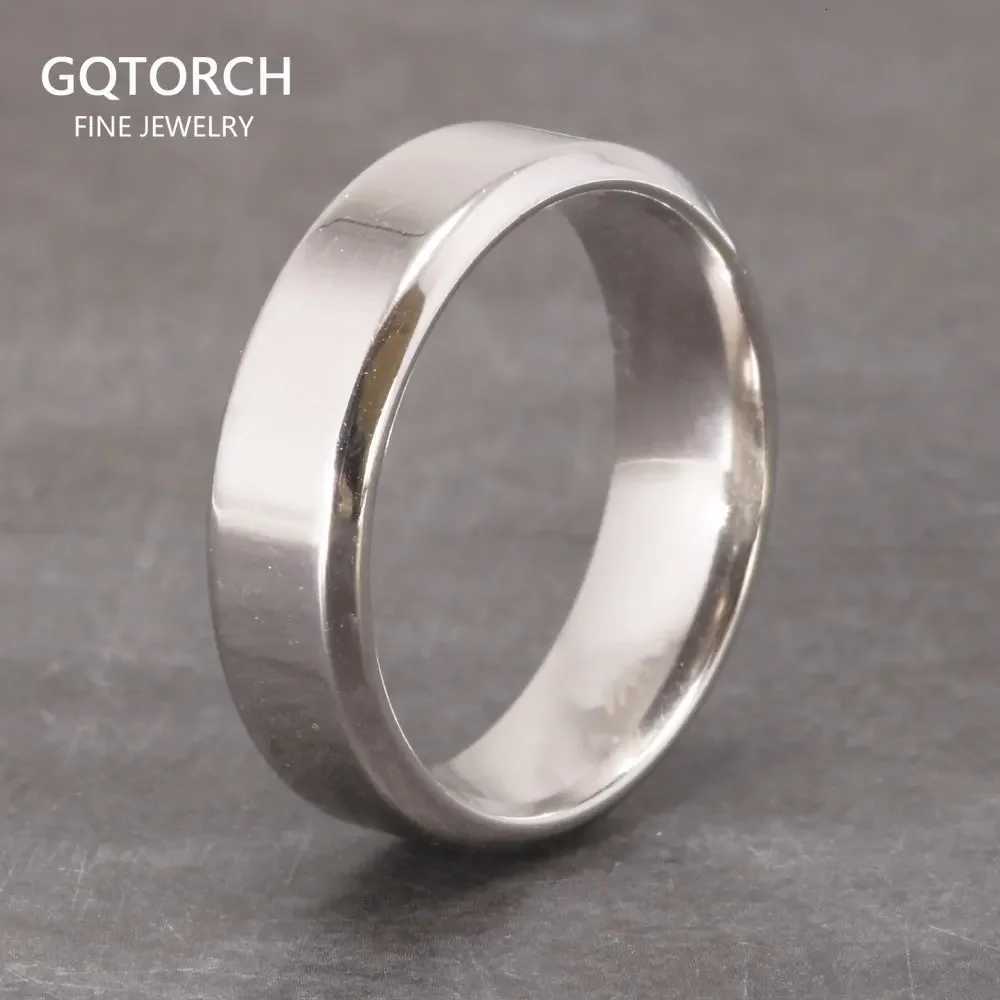 925 Sterling Silver 6mm Classic Polished Ring for Men and Women Free Name Engraved Inside Smooth Wedding Band Minimalist Jewelry W250812