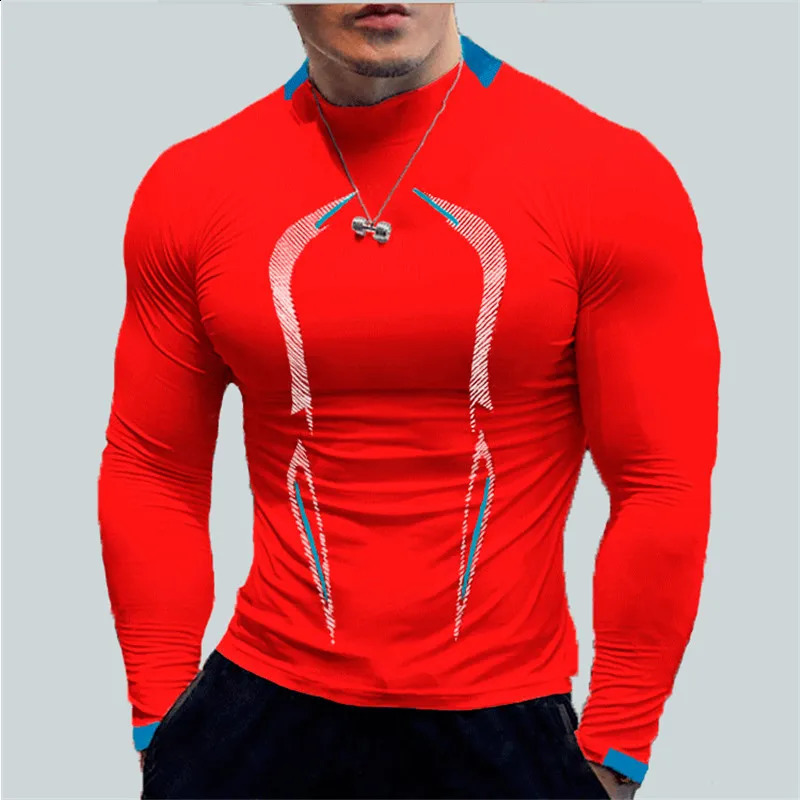 Oversize Men Long Sleeve t Shirt Compression Gym Tshirts Man Quick Dry Sport Running Shirt Training Fitness Top Gym Clothing 8XL 250811
