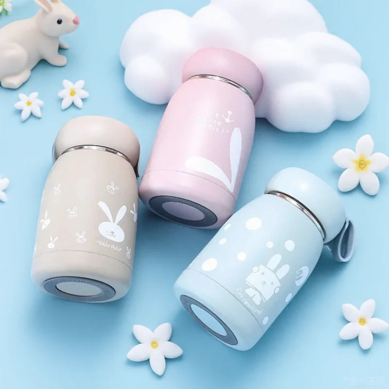 stampup 320ml Mini Cute Thermos Portable Thermal Mug Stainless Steel Insulation Cup Vacuum Flasks Water Bottle for Girls Kid 250812 W260226