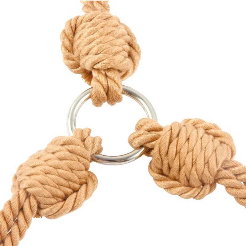 Erotic Shibari Rope Handcuffs Collar With Fetish Flirting Bdsm Bondage Slave Sexy Lingerie For Couple Quickly Bundle Sex Toys XJ250813