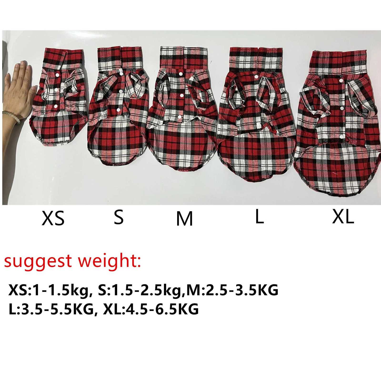 Stylish Plaid Shirt Coat for Small Dogs and Cats - Keep Your Pet Looking Cute and Cozy XJ250813