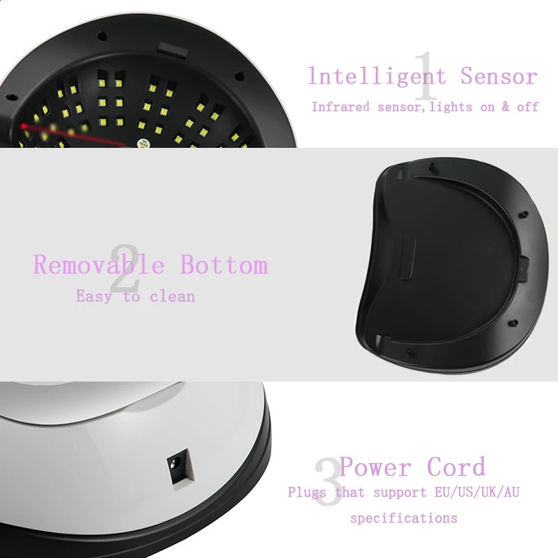 SUN X27/X25 MAX Professional Nail Dryer Lamp LED Manicure Lamp for Quick Curing All UV Gel Nail Polish Nail Drying Salon Tools 250807