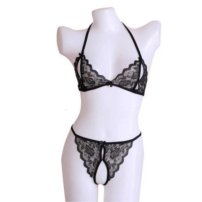 4pcs Sexy Erotic Lingerie Women Bra And Panty Garters See Through Lingerie Sets Sexy Womens Underwear Set Female Sexy CostumesXJ250812