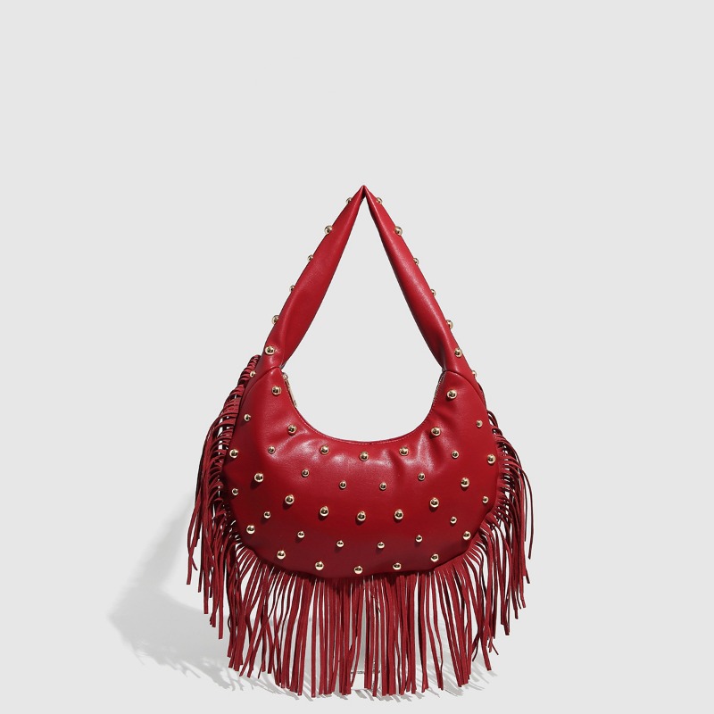 Stylish Womens Leather Handbag with Unique Fringe Detailing & Customization Options