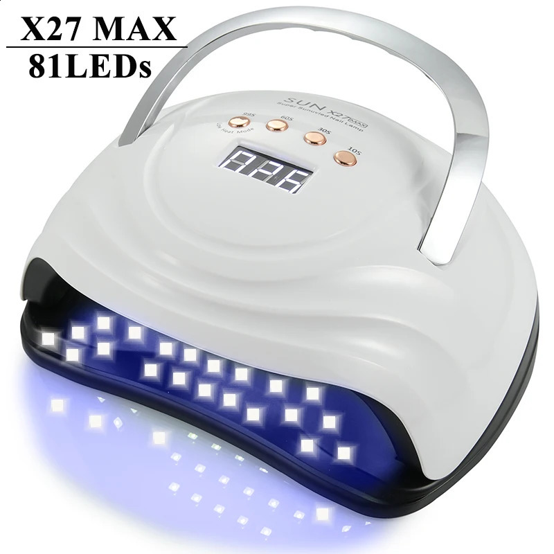 SUN X27/X25 MAX Professional Nail Dryer Lamp LED Manicure Lamp for Quick Curing All UV Gel Nail Polish Nail Drying Salon Tools 250807