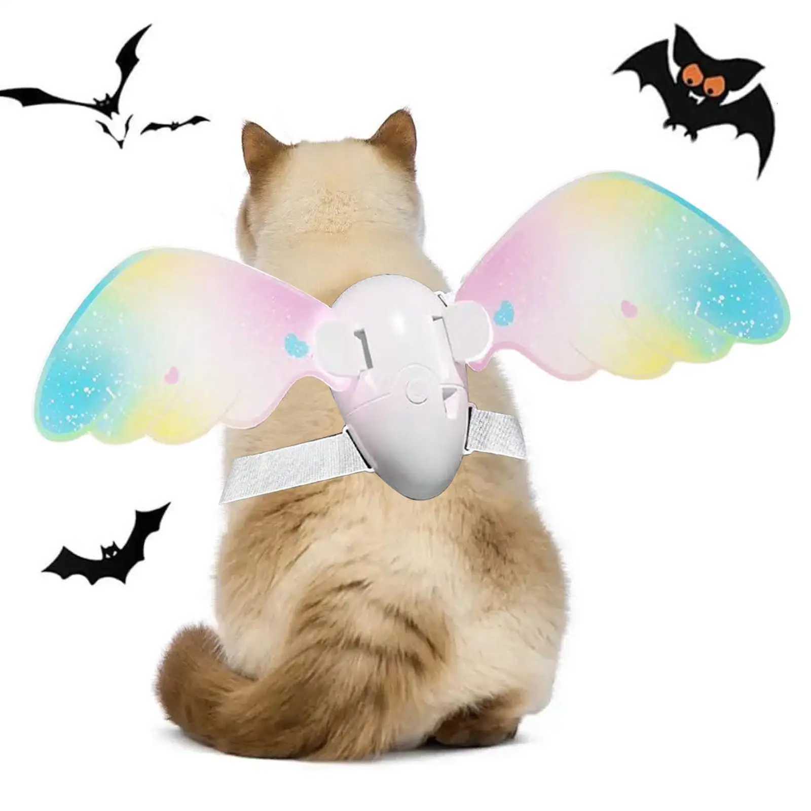 Dog Wings Pet Halloween Costume Accessory Electric Lightweight Butterfly Wing for Dogs Cats Birthday Cosplay Wedding Parade XJ250813