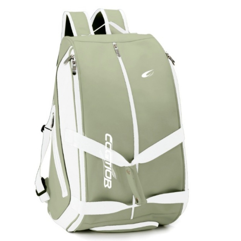 Pickleball Bag Padel Racket Backpack Large Capacity for Men Women Separate Waterproof Shoes Compartment Pickleball Accessories -Pockets Fits 2 to 4 Pa