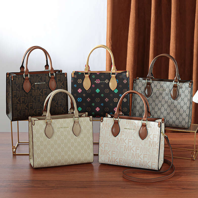 Brand new designer women's MKF handbag fashion trend versatile handbag shopping essential handbag gift exquisite fashion pattern pattern