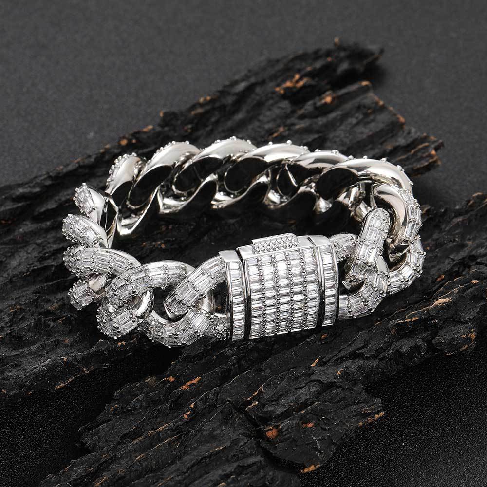 jewelry designer bracelet silver bracelet Cuban Link Bracelet luxury bangles luxury jewelry woman designer bracelet homme bracelet men mens bracelet b