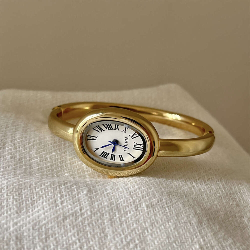 Bathtub Bracelet Oval Women's Watch Vintage Small Gold Ladies TK Hot Sale