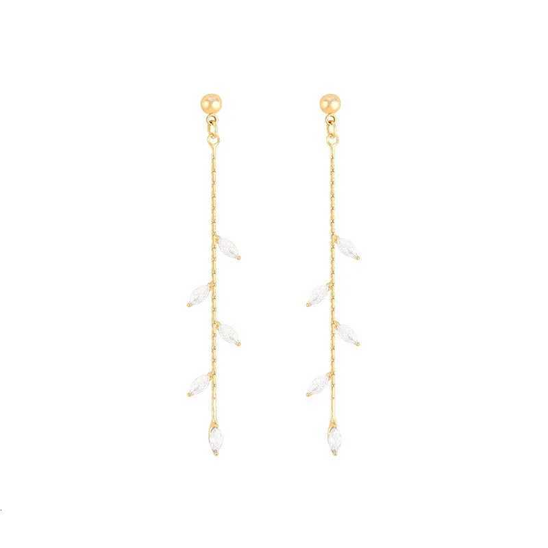 Long Silver Plated Crystal Tassel Drop Earrings For Women Exquisite Luxury Wedding Fashion Jewelry Gift Y250812