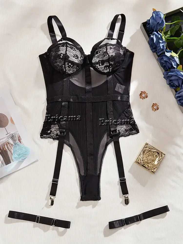 Erotic Sexy Lace Bra And Panty Set Underwear Transparent Bra Exotic Sets Sexy Thong Woman Porn Fancy Sensual Lingerie BodysuitXJ250812