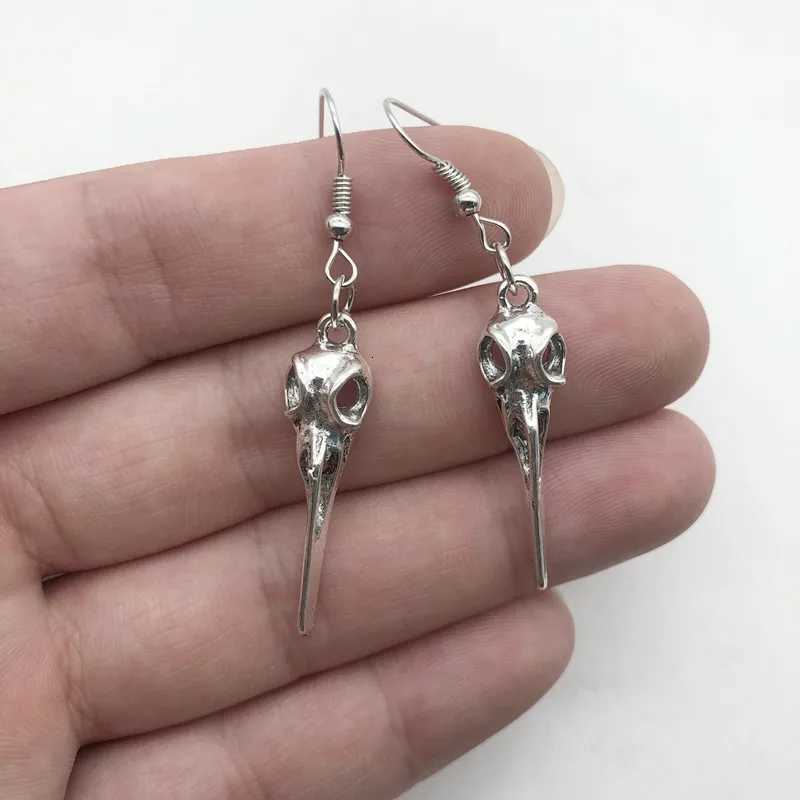 Bird Skull Earrings Gothic Jewelry Gifts for Her for Him Goth Earrings Punk Earrings Bird Earrings Y250812