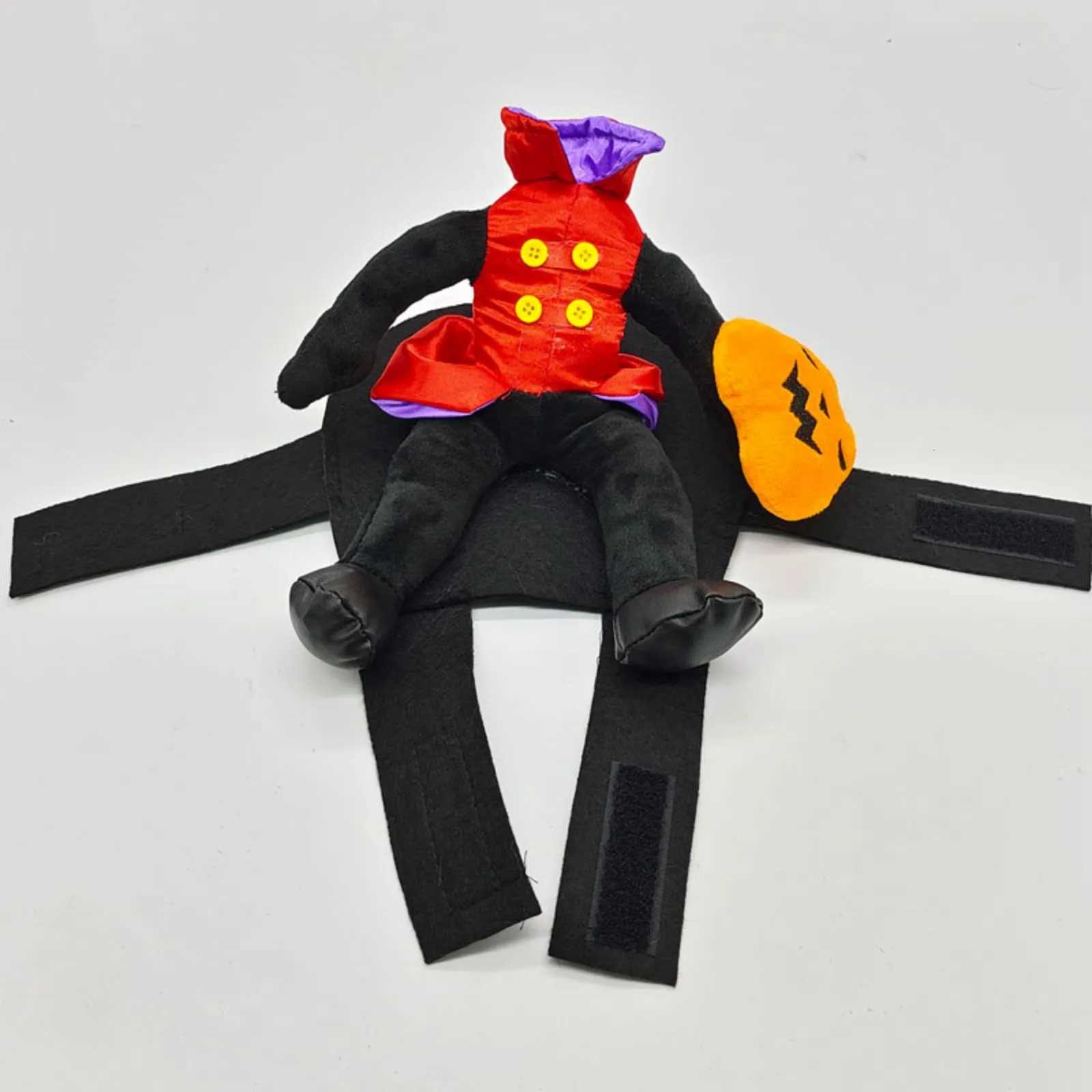 Adjustable Dog Clothes Soft Cloth Dog Apparel Chucky Inspired Halloween Pet Costume Pumpkin Ride Design for Medium Pets XJ250813