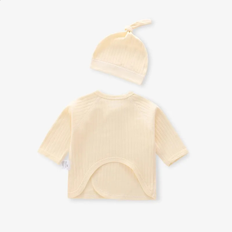 Spring Summer Cute born Infant Baby Clothes Boy Girl Cotton Bear Tshirt Top with Hat 250812