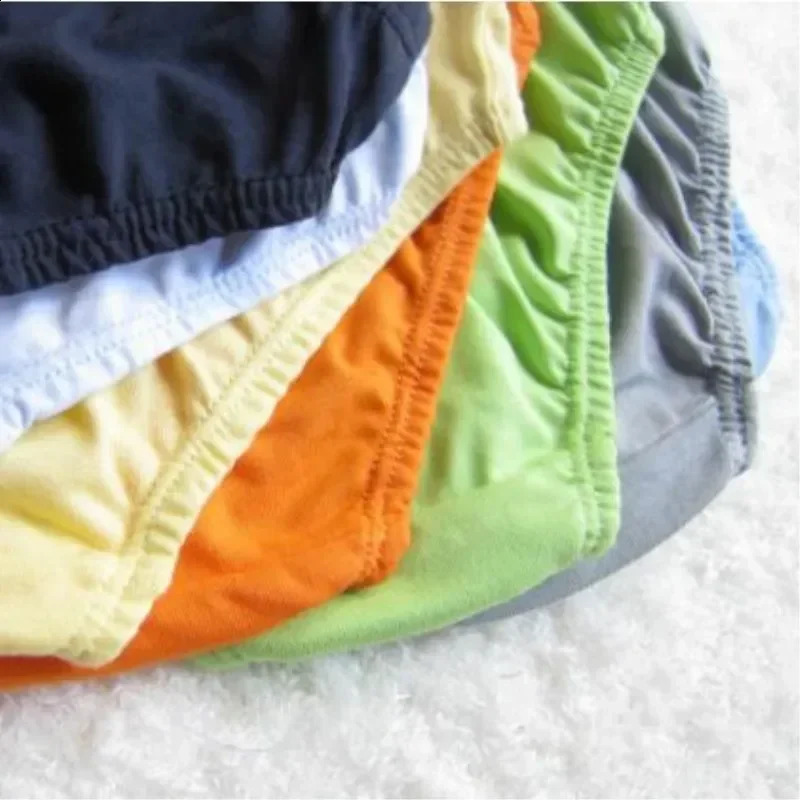 12pcsLot Cartoon Boys Panties Kids Briefs Baby Cotton Solid Underwear Underpants 2 to 10Years 250812